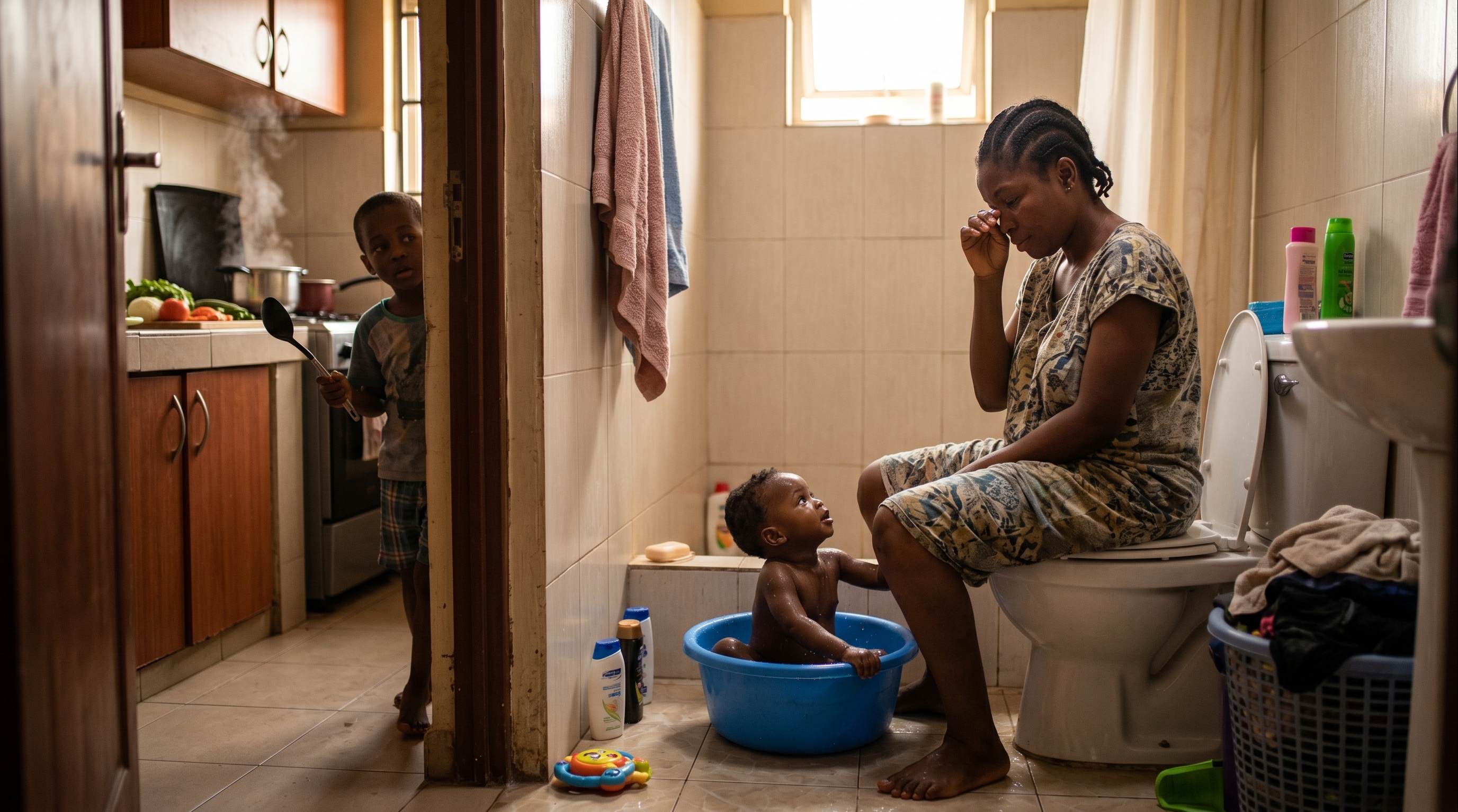 Why Crying in the Bathroom Is Not a Parenting Fail, it's a Sign You Need Support